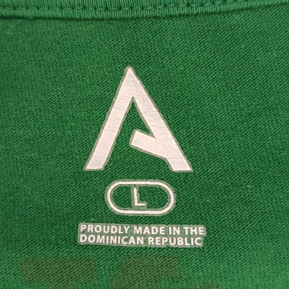 Notre Dame Fighting Irish 2013 Mens Large T Shirt Green Short Sleeve - Picture 5 of 6